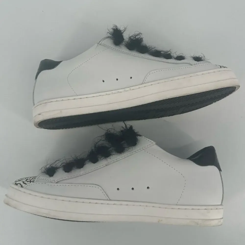 P448 The John Cement Sneakers Size 36 6.5 Casual Shoes Leather